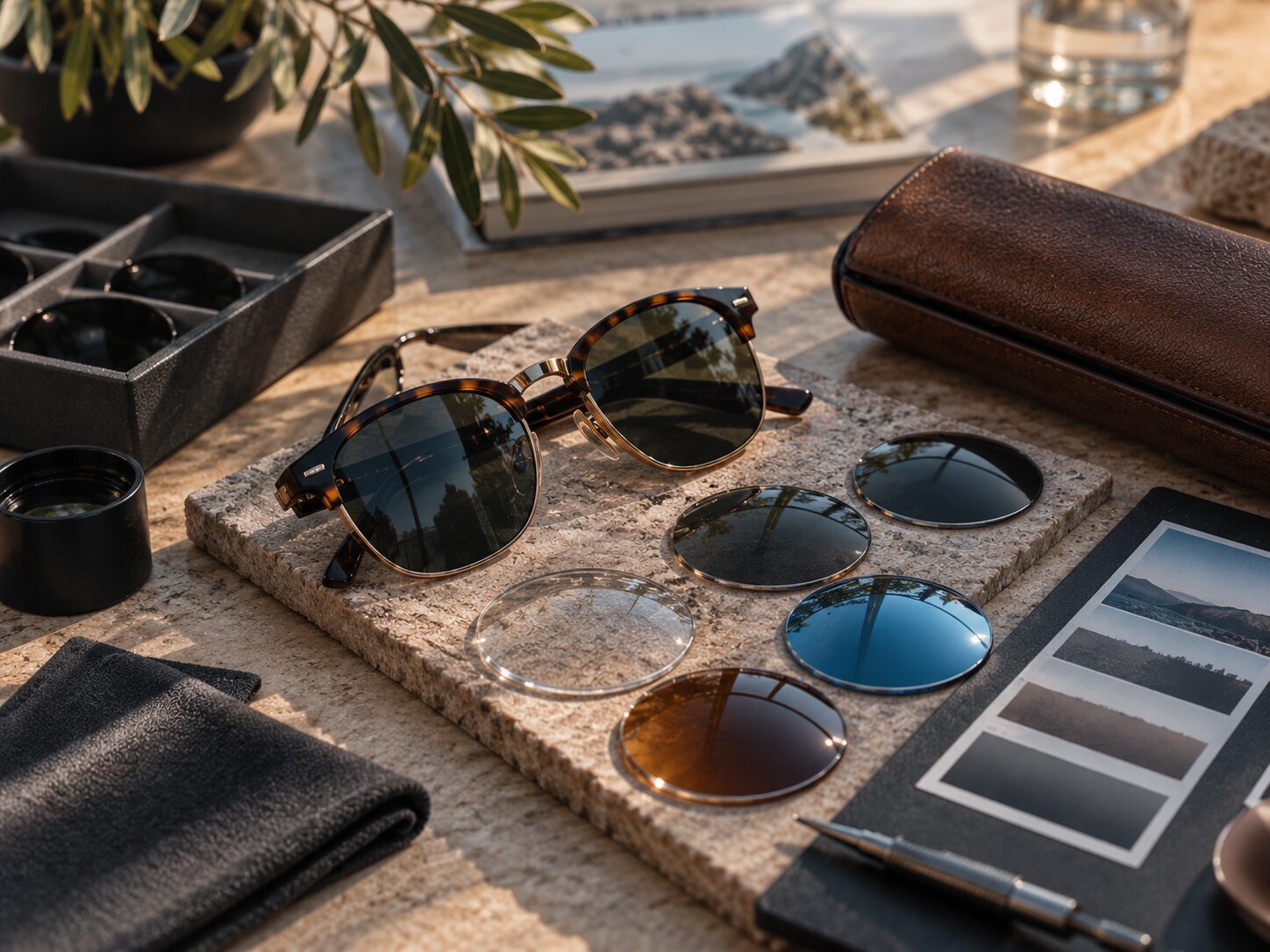 Color Trend Guide: Gold, Tortoiseshell, Black & Transparent Frames